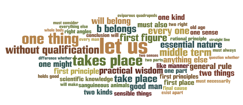 phrases used by Aristotle